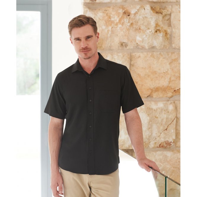 Henbury HB595 Wicking Antibacterial Short Sleeve Shirt