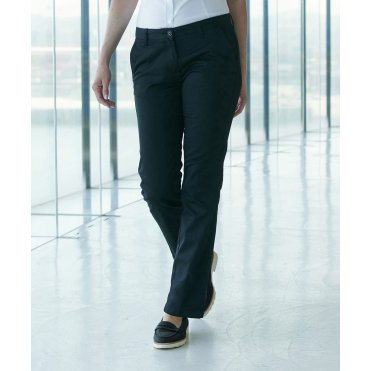 HB641 Women's 65/35 Flat Fronted Chino Trousers