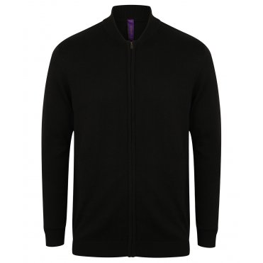 HB718 Unisex Zip-Through Cardigan