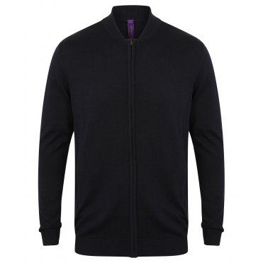 HB718 Unisex Zip-Through Cardigan