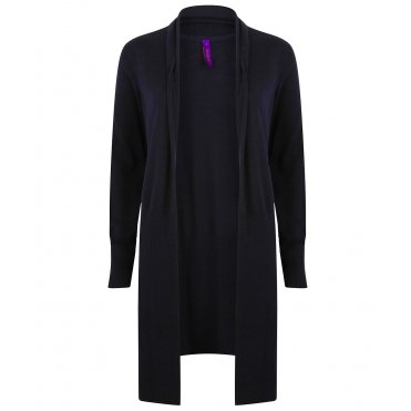 HB719 Women's Longline Open Cardigan