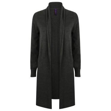 HB719 Women's Longline Open Cardigan