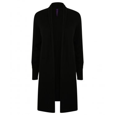 HB719 Women's Longline Open Cardigan