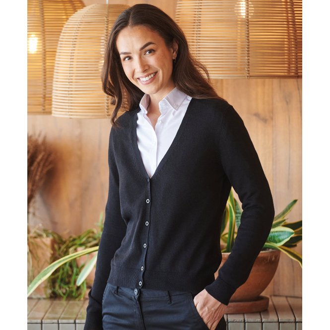 Henbury HB726 Women's V-Neck Cardigan