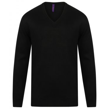 HB760 Cashmere Touch Acrylic V-Neck Jumper