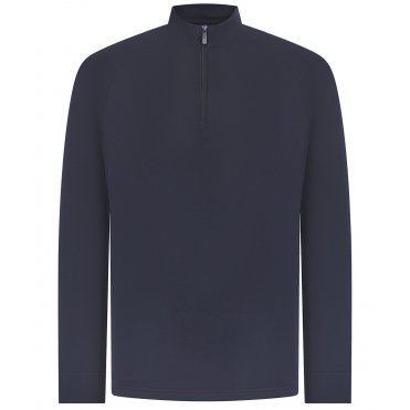 HB862 1/4 Zip Top With Wicking Finish