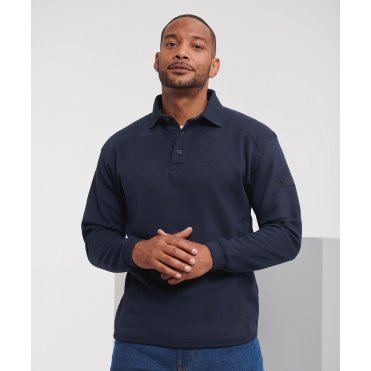 J012M Heavy-Duty Collar Sweatshirt