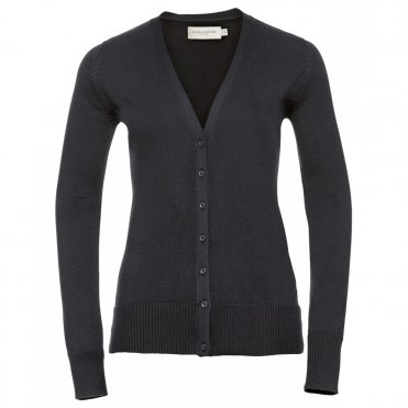 J715F Women's V-Neck Knitted Cardigan
