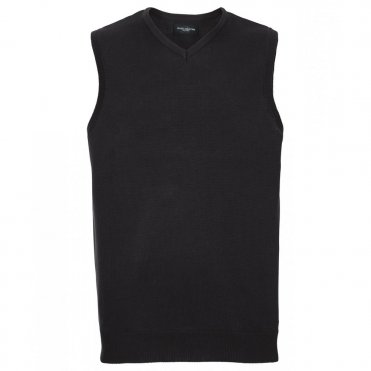J716M V-Neck Sleeveless Knitted Sweater