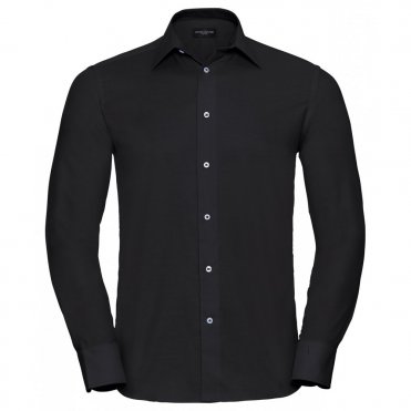 J922M Long Sleeve Easycare Tailored Oxford Shirt