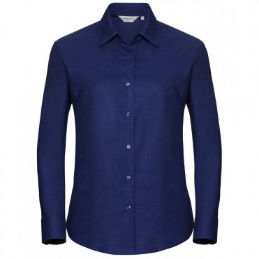 J932F Women's Long Sleeve Easycare Oxford Shirt