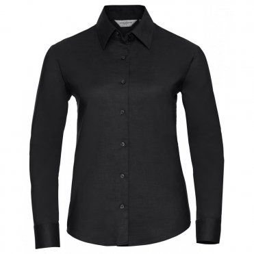 J932F Women's Long Sleeve Easycare Oxford Shirt