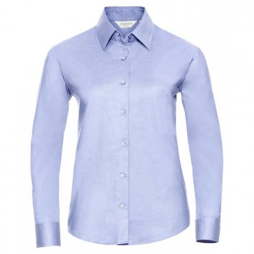 J932F Women's Long Sleeve Easycare Oxford Shirt
