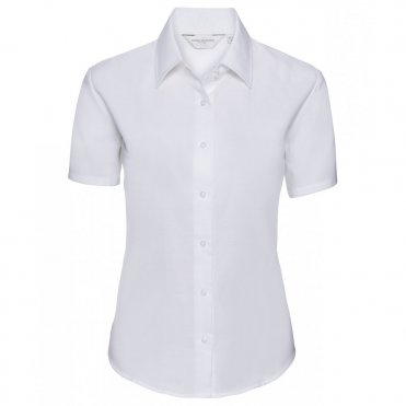 J933F Women's Short Sleeve Oxford Shirt