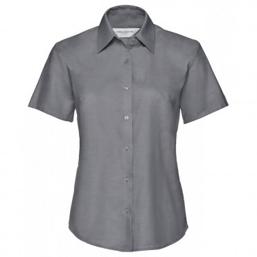 J933F Women's Short Sleeve Oxford Shirt