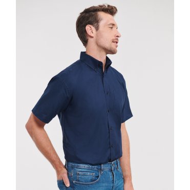 J933M Short Sleeve Easycare Oxford Shirt
