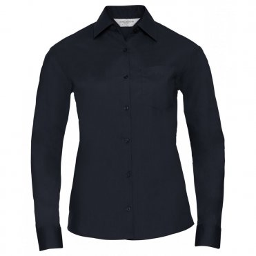J934F Women's Long Sleeve Polycotton Easycare Poplin Shirt