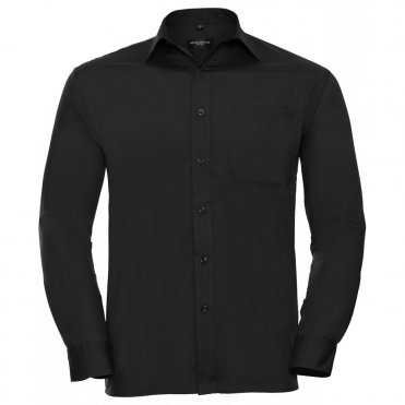 J934M Long Sleeve Polycotton Easycare Poplin Shirt