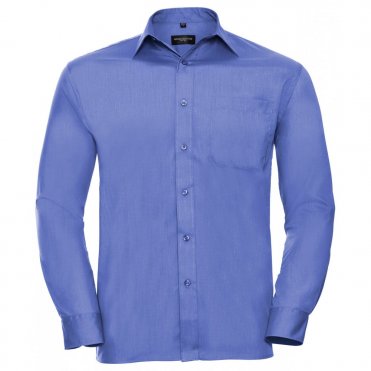J934M Long Sleeve Polycotton Easycare Poplin Shirt