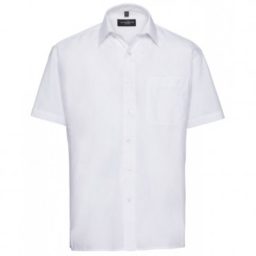 J935M Short Sleeve Polycotton Easycare Poplin Shirt