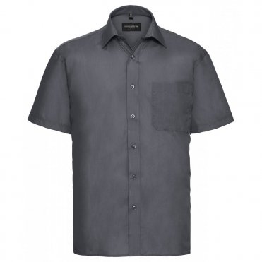J935M Short Sleeve Polycotton Easycare Poplin Shirt