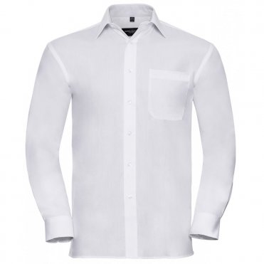 J936M Long Sleeve Pure Cotton Easycare Poplin Shirt