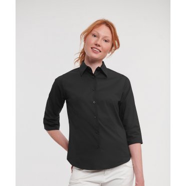 J946F Women's ¾ Sleeve Easycare Fitted Shirt