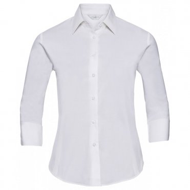 J946F Women's ¾ Sleeve Easycare Fitted Shirt
