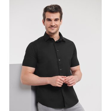 J947M Short Sleeve Easycare Fitted Shirt