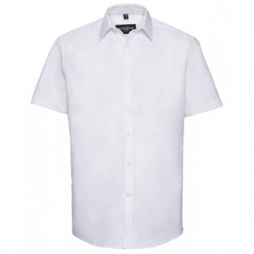 J963M Short Sleeve Herringbone Shirt