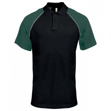 KB226 Polo Baseball Contrast Polo Shirt