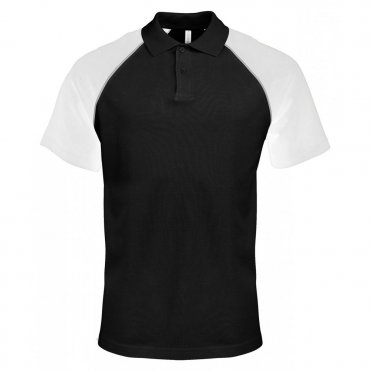 KB226 Polo Baseball Contrast Polo Shirt