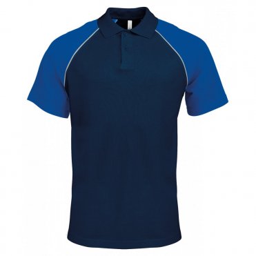 KB226 Polo Baseball Contrast Polo Shirt