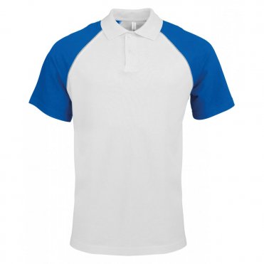 KB226 Polo Baseball Contrast Polo Shirt