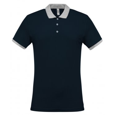 KB258 2-Tone Pique Polo Shirt