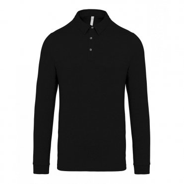 KB264 Jersey Knit Long Sleeve Polo Shirt