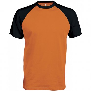 KB330 Baseball Short Sleeve 2-Tone T-Shirt