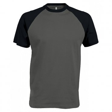 KB330 Baseball Short Sleeve 2-Tone T-Shirt