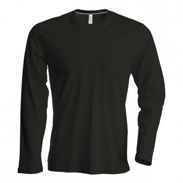 KB359 Men's Long-Sleeved Crew Neck T-Shirt