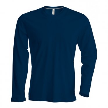 KB359 Men's Long-Sleeved Crew Neck T-Shirt