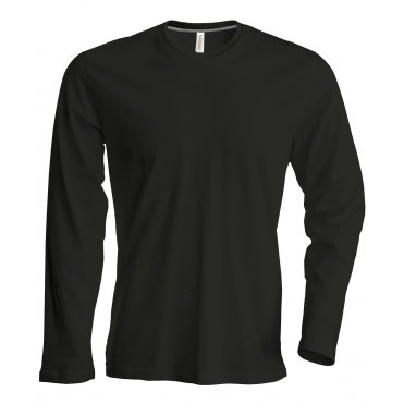 KB359 Men's Long-Sleeved Crew Neck T-Shirt