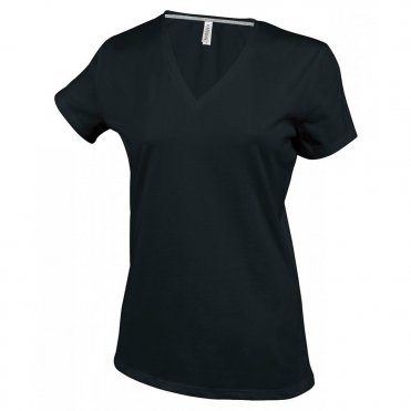 KB381 Women's Short Sleeve V-Neck T-Shirt