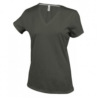 KB381 Women's Short Sleeve V-Neck T-Shirt