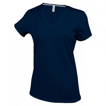 KB381 Women's Short Sleeve V-Neck T-Shirt