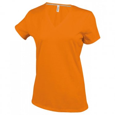 KB381 Women's Short Sleeve V-Neck T-Shirt