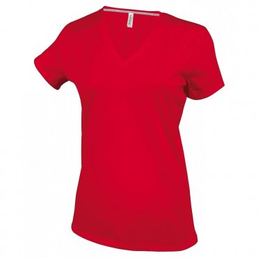 KB381 Women's Short Sleeve V-Neck T-Shirt