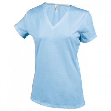 KB381 Women's Short Sleeve V-Neck T-Shirt