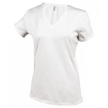 KB381 Women's Short Sleeve V-Neck T-Shirt