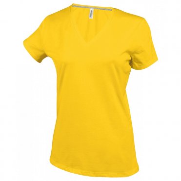 KB381 Women's Short Sleeve V-Neck T-Shirt
