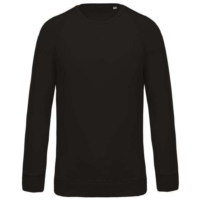 Kariban KB480 Men's Organic Cotton Crew Neck Raglan Sleeve Sweatshirt